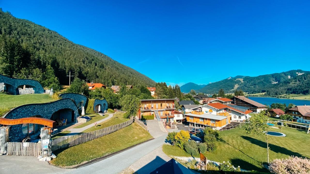 Erdhaeuser Und Apartments Mit Seeblick Und Alleinlage Weissensee Esterno foto