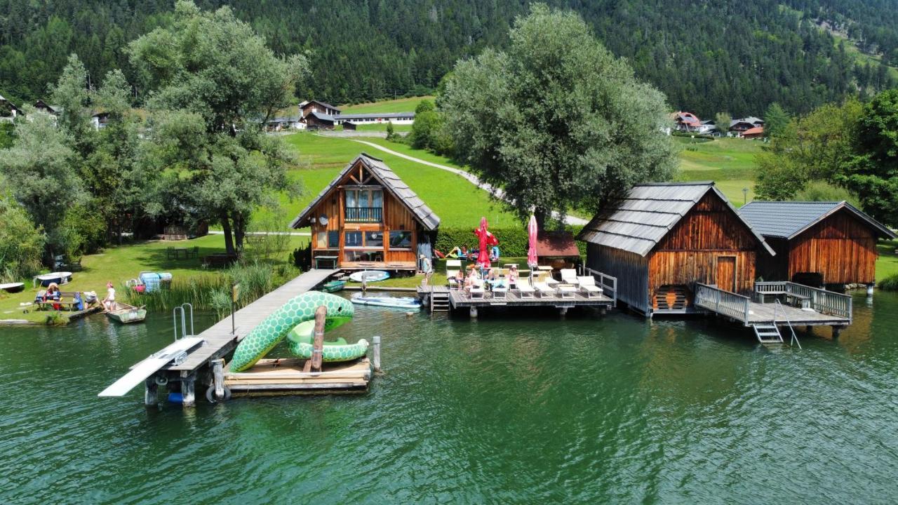 Erdhaeuser Und Apartments Mit Seeblick Und Alleinlage Weissensee Esterno foto